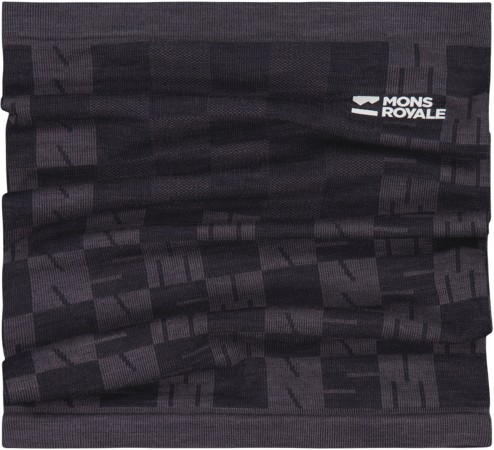 ASCENDER MERINO Neckwarmer 2026 forged iron/black 