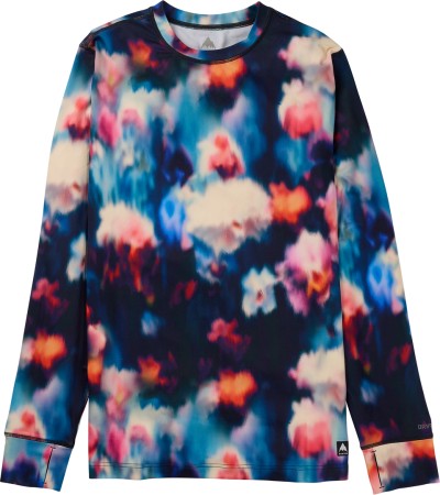MIDWEIGHT CREW Top 2026 floral blur 