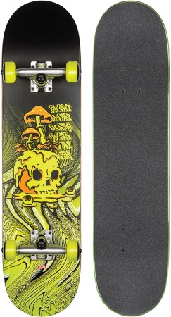 G1 NATURE WALK Skateboard black/toxic yellow 