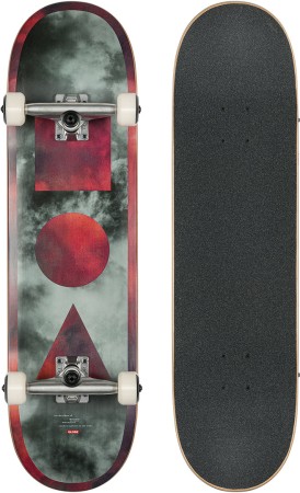 G1 STACK Skateboard black/candy clouds 