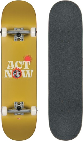 G1 ACT NOW Skateboard mustard 