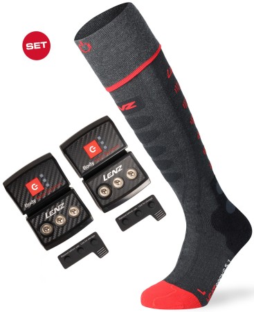HEAT 5.1 Socken 2026 inkl. LITHIUM RCB 1400 Pack USB-C 
