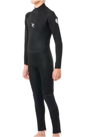 JUNIOR FREELITE 4/3 BACK ZIP Full Suit 2025 black 