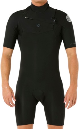 DAWN PATROL 2/2 CHEST ZIP Shorty 2025 black 