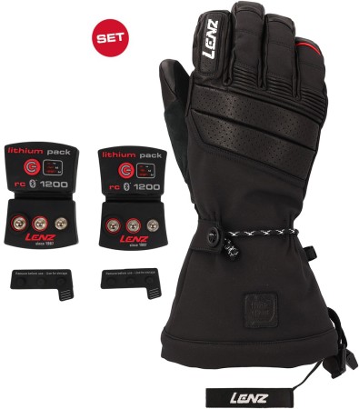 HEAT 9.0 FINGER CAP Heizhandschuh 2026 black inkl. LITHIUM RCB 1200 Pack 