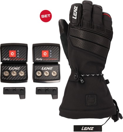 HEAT 9.0 FINGER CAP Heizhandschuh 2026 black inkl. LITHIUM RCB 1400 Pack USB-C 