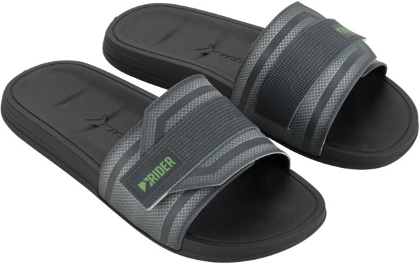 WALK SLIDE Sandale 2025 black/black/green 