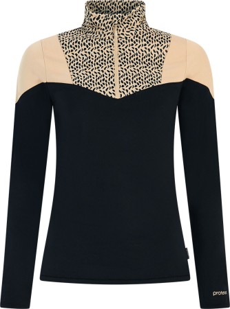 PRTJELISA 1/4 ZIP Fleece 2026 true black 