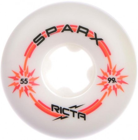 SPARX II 52mm 4er Rollenset white/red 