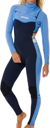 WOMENS DAWN PATROL PERFORMANCE 4/3 CHEST ZIP Full Suit 2024 blue 