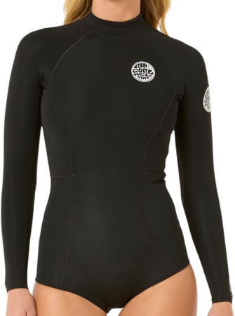 G BOMB 1.5MM LS BACK ZIP Shorty 2025 black 