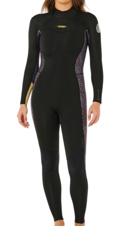 WOMENS DAWN PATROL 4/3 BACK ZIP Full Suit 2026 natural 