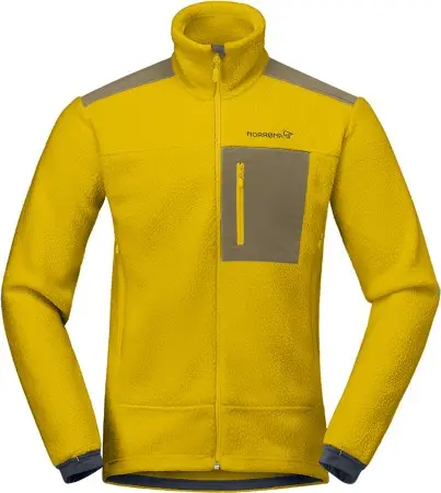 TROLLVEGGEN WARM3 Zip Fleece 2026 golden palm 