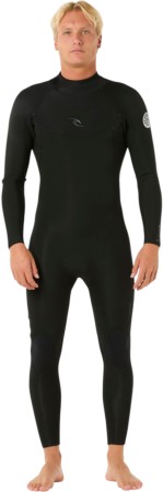 DAWN PATROL 5/3 BACK ZIP Full Suit 2026 black 