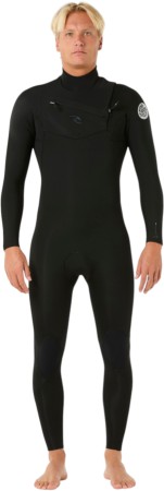 DAWN PATROL PRO 4/3 CHEST ZIP Full Suit 2026 black 
