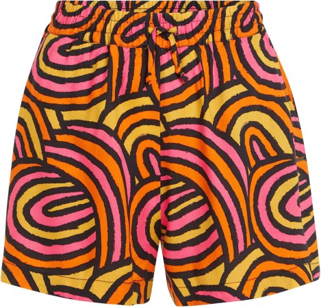 AMIRI BEACH Short 2024 orange rainbow stripe 
