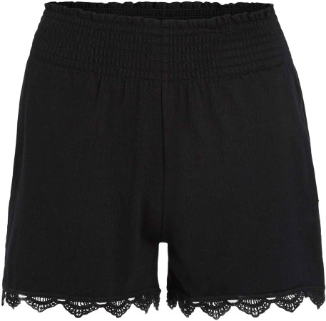 ESSENTIALS AVA SMOCKED Short 2024 black out 