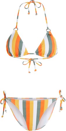 CAPRI BONDEY  Bikini 2024 orange multistripe 