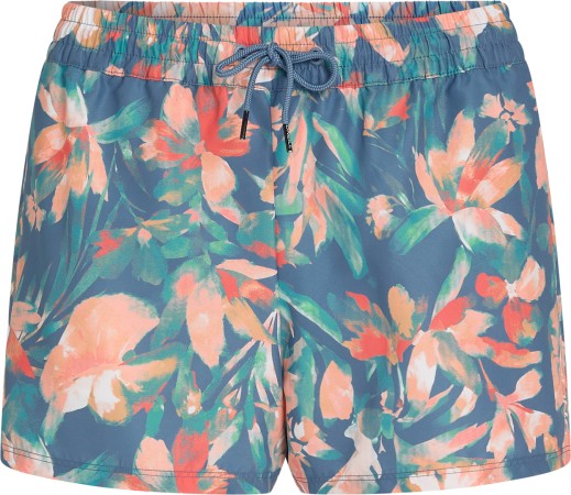 ESSENTIALS 12 PRINT Boardshort 2025 blue painted tropics 