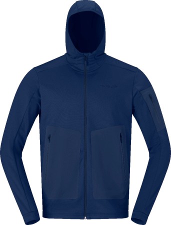 FALKETIND WARMWOOL2 STRETCH Zip Hoodie 2024 caviar 