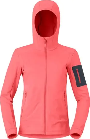 FALKETIND WARM2 STRETCH WOMEN Zip Fleece 2026 calypso coral/beluga 