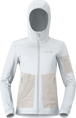 FALKETIND WARM2 STRETCH WOMEN Zip Fleece 2026 snow white 