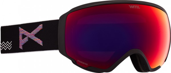 WM1 SPARE Schneebrille 2022 waves/perceive sunny red 