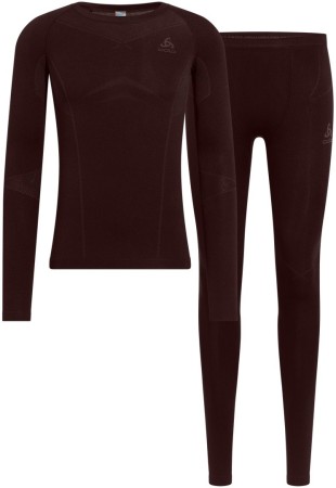 SET LONG PERFORMANCE EVOLUTION WARM Longsleeve & Pants 2025 fudge 
