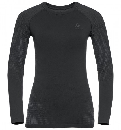 PERFORMANCE WARM ECO WOMEN Longsleeve 2025 black/new odlo graphite grey 