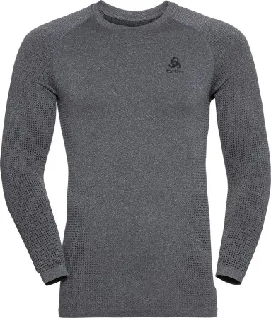 PERFORMANCE WARM ECO Longsleeve 2026 grey melange/black 