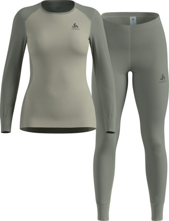 SET ACTIVE ECO WARM WOMEN Longsleeve & Hose 2026 shadow/agate grey 