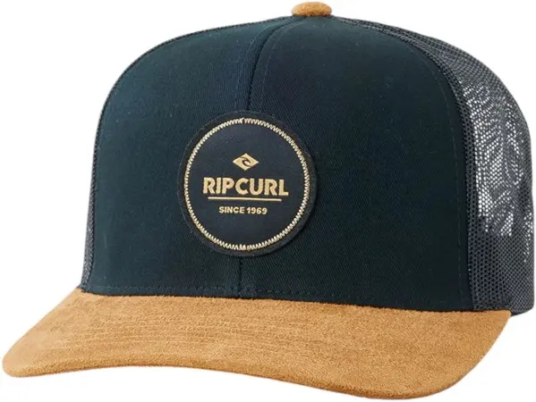 ROUTINE CURVE TRUCKER Cap 2025 black/tan 