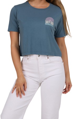 IN THE RAYS CROP T-Shirt 2025 fin blue 