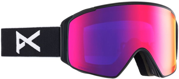 M4 CYLINDRICAL Schneebrille 2025 black/perceive sunny red 