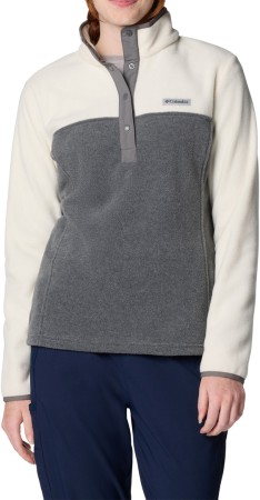 BENTON SPRINGS Fleece 2025 city grey heather/chalk 