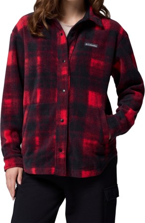 BENTON SPRINGS Fleece Hemd 2026 mountain red omblur tonal 