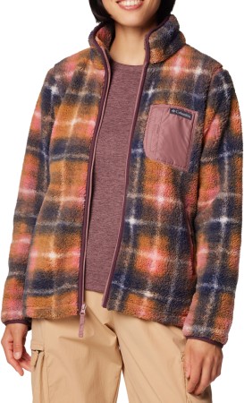 WEST BEND II PRINT Zip Fleece 2025 fig omblur 