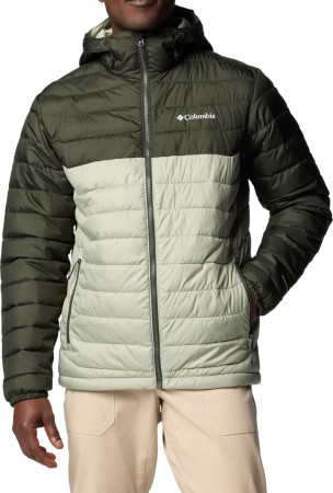 POWDER LITE II HOODED Jacket 2025 safari/greenscape 