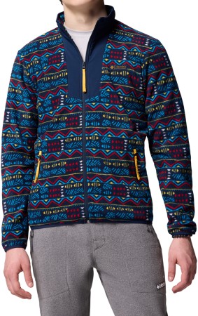 SEQUOIA GROVE PRINTED Zip Fleece 2026 collegiate navy horizons 