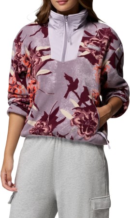 SEQUOIA GROVE PRINTED WOMEN Fleece 2026 shale purple blossoming 