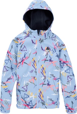 KIDS CROWN WATERPROOF Zip Hoodie 2025 scribble 