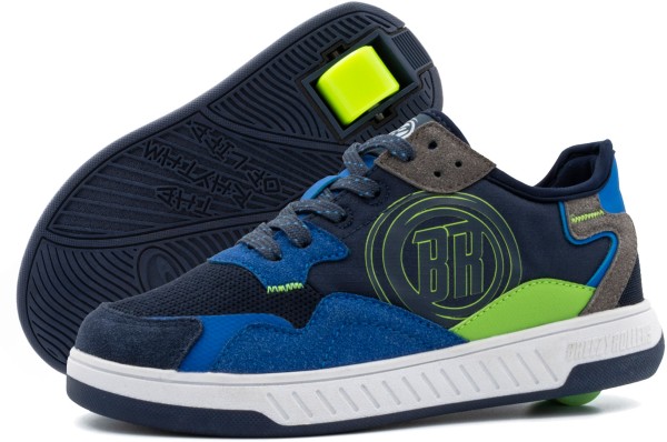 2241820 Shoe with wheels blue/light blue/green 