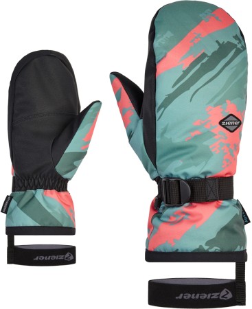 GASSIMO AS Fäustling 2024 grey seal/vibrant peach 