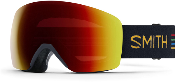 SKYLINE Goggle 2024 midnight slash/chromapop sun red mirror 