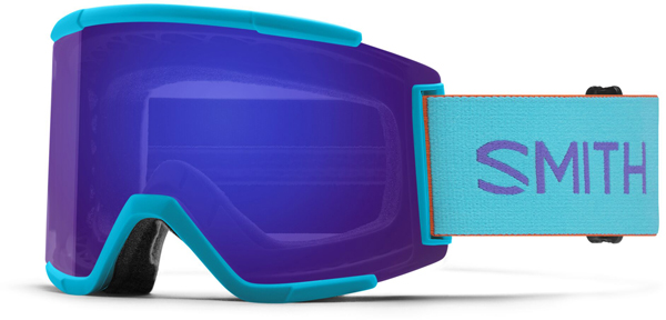 Smith SQUAD XL Schneebrille olympic blue/chromapop everyday violet 