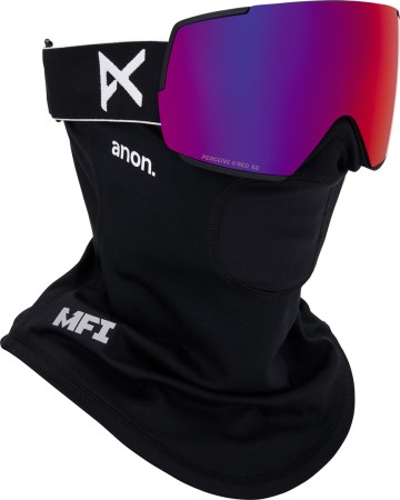 M5 MFI Schneebrille 2026 black/perceive sun red 