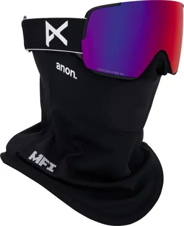 M5S MFI Schneebrille 2026 black/perceive sun red 