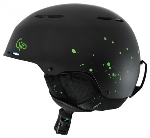 COMBYN Helm 2015 matte black splatter 
