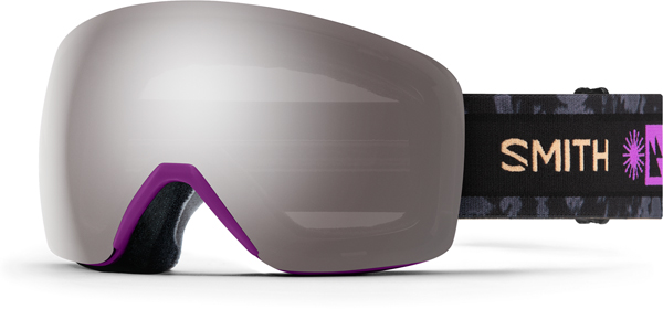 SKYLINE Schneebrille 2025 vivid violet/chromapop sun platinum mirror 