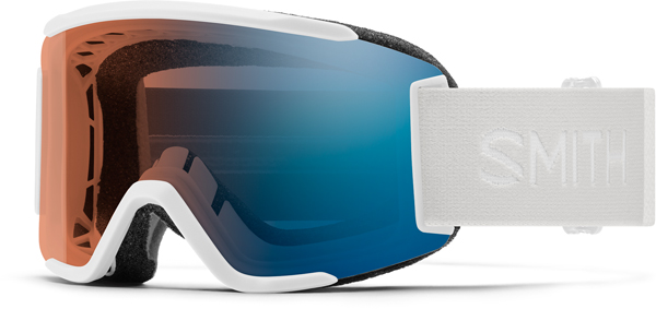 SQUAD S Goggle 2025 white vapor/chromapop pro photochromic blue mirror 